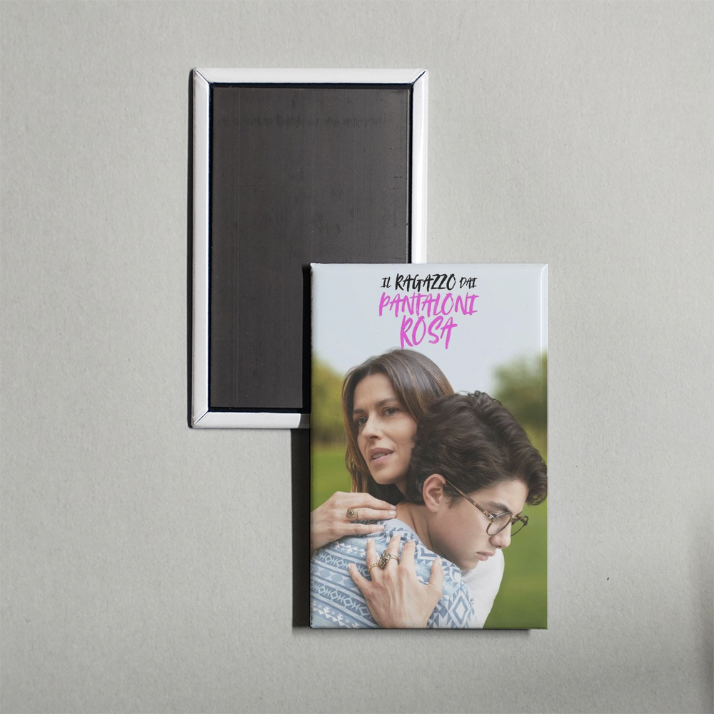 The Boy With Pink Pants Mini Movie Fridge Magnet