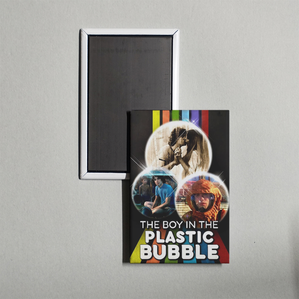 The Boy in the Plastic Bubble Mini Movie Fridge Magnet