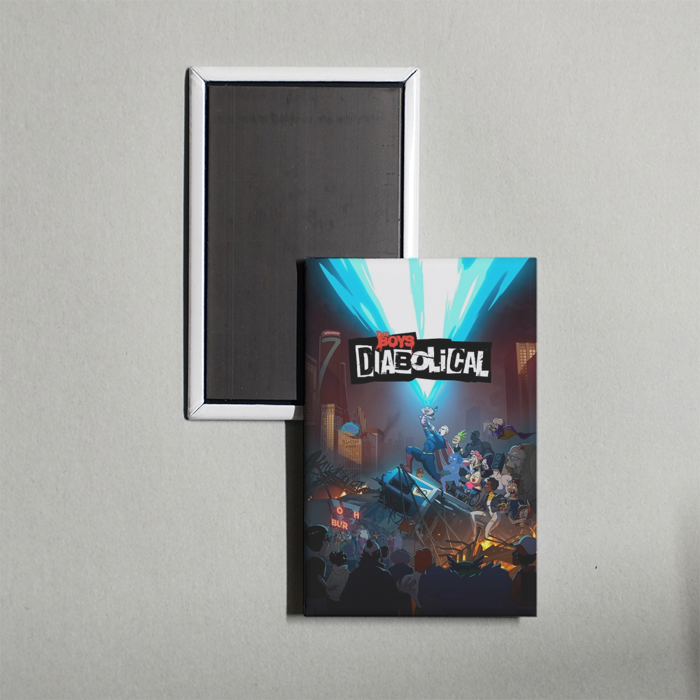 The Boys Presents Diabolical TV Show Fridge Magnet