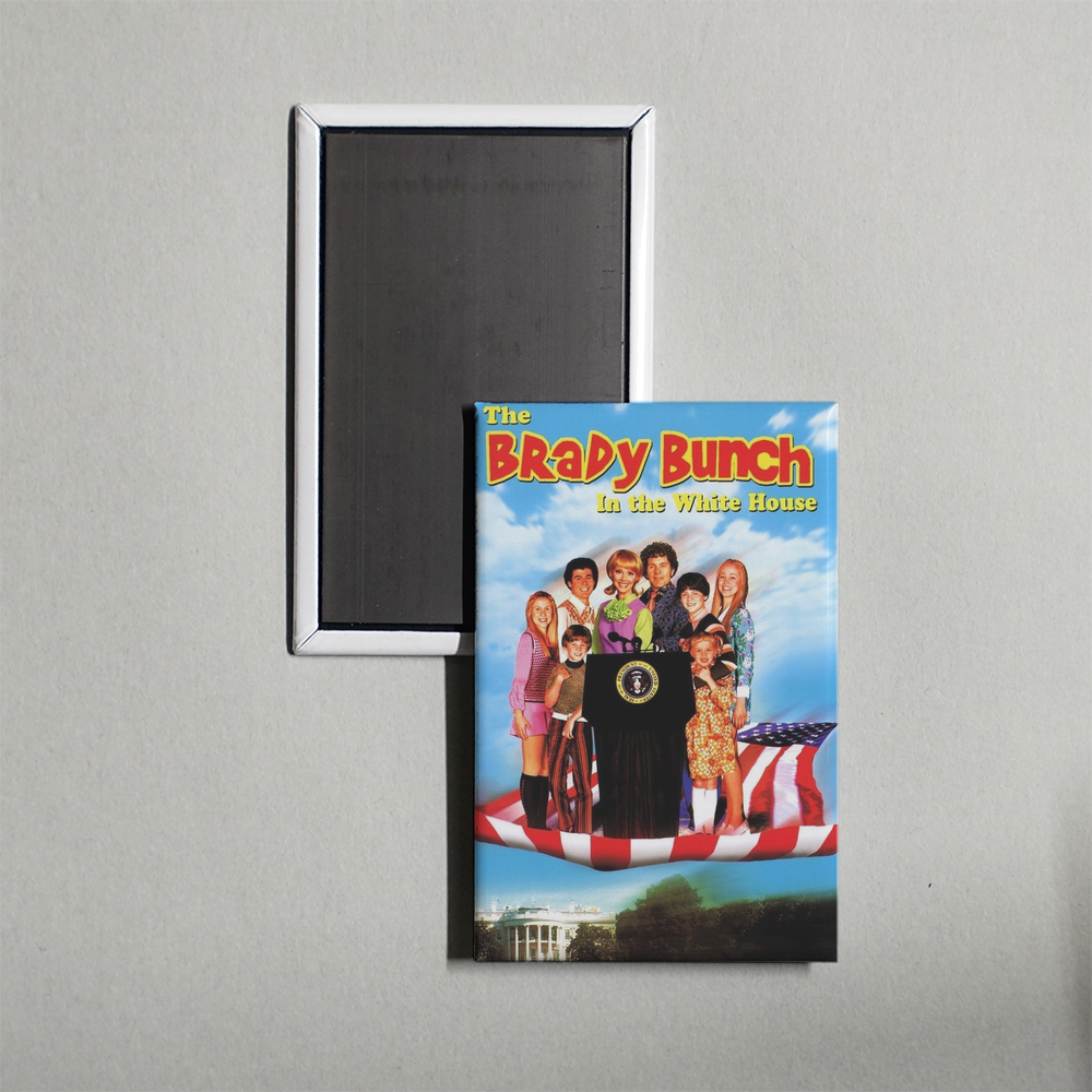 The Brady Bunch in the White House Mini Movie Fridge Magnet