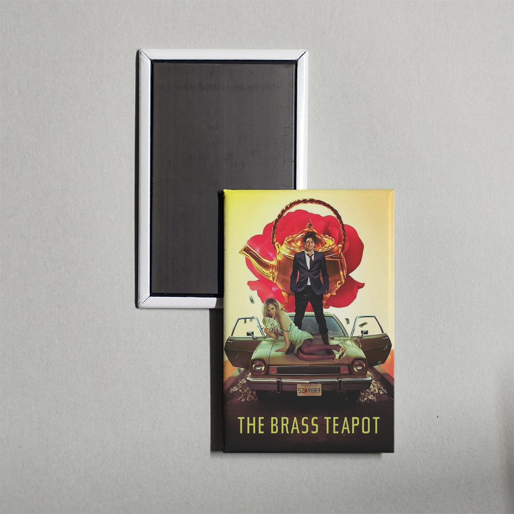 The Brass Teapot Mini Movie Fridge Magnet