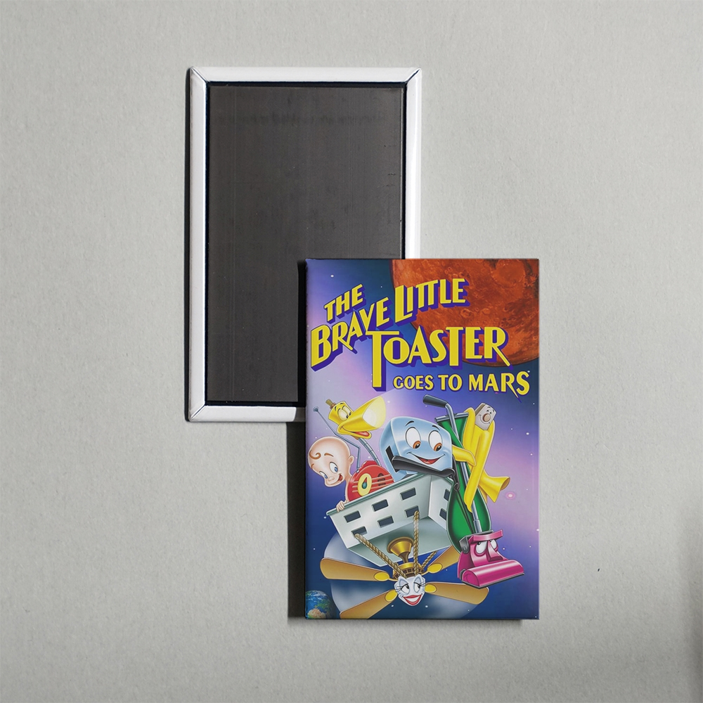 The Brave Little Toaster Goes to Mars Mini Movie Fridge Magnet