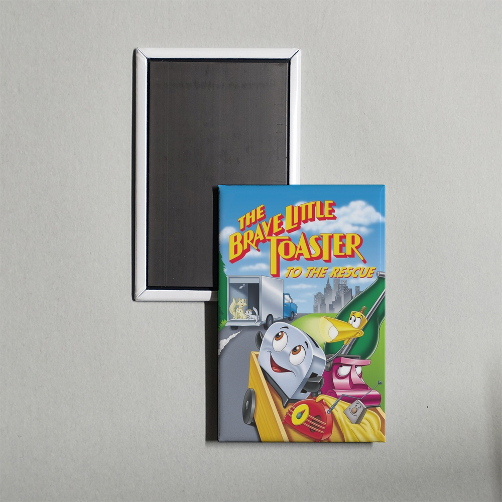 The Brave Little Toaster to the Rescue Mini Movie Fridge Magnet