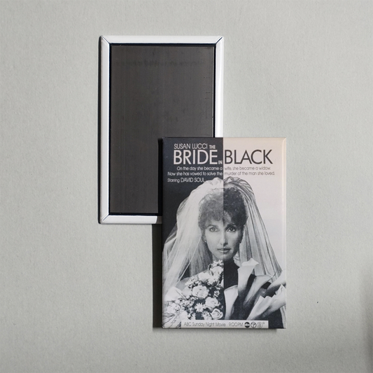 The Bride in Black Mini Movie Fridge Magnet