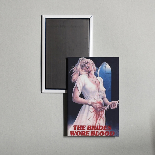 The Brides Wore Blood Mini Movie Fridge Magnet