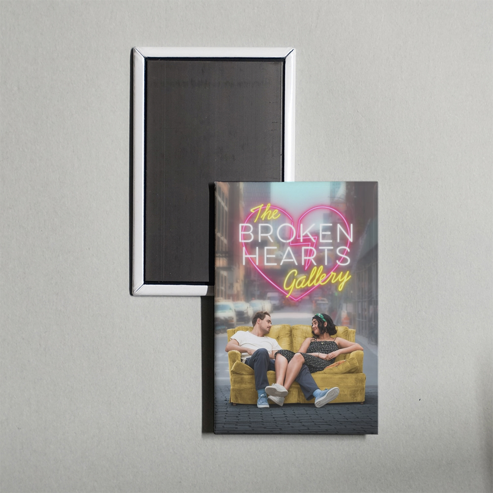 The Broken Hearts Gallery Mini Movie Fridge Magnet