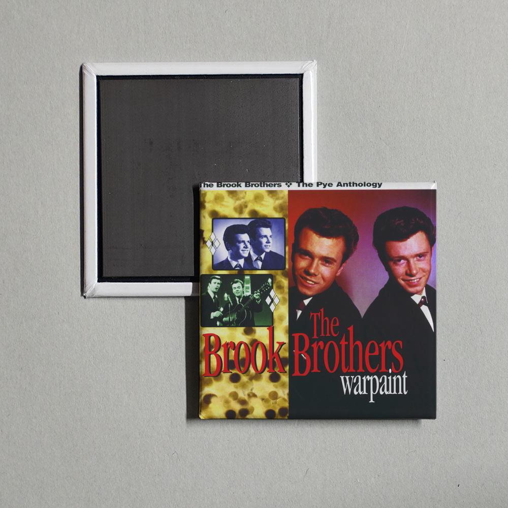 The Brook Brothers - Warpaint - The Pye Anthology Album Cover Fridge Magnet