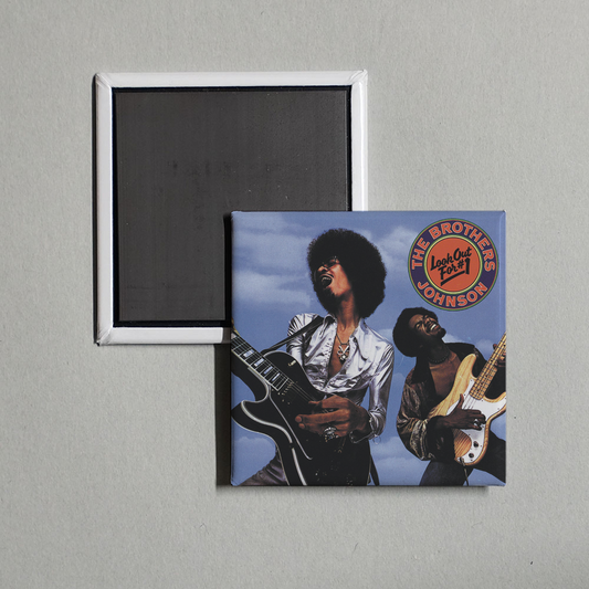 The Brothers Johnson - Look Out For #1 Album Cover Fridge Magnet