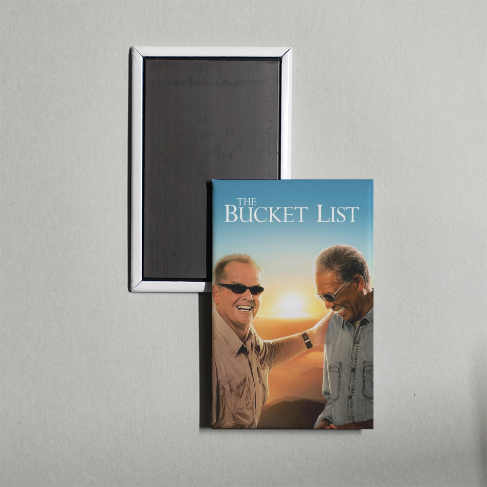 The Bucket List Mini Movie Fridge Magnet