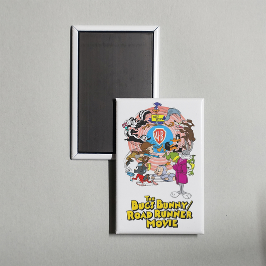 The Bugs BunnyRoad Runner Movie Mini Movie Fridge Magnet