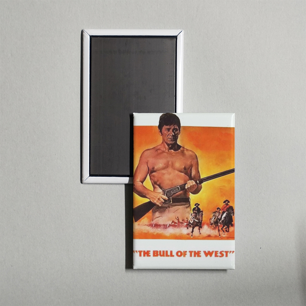 The Bull of the West Mini Movie Fridge Magnet