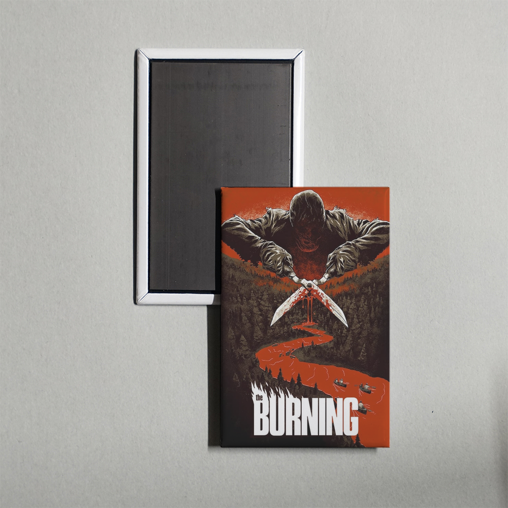 The Burning Mini Movie Fridge Magnet