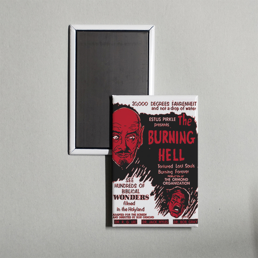 The Burning Hell Mini Movie Fridge Magnet