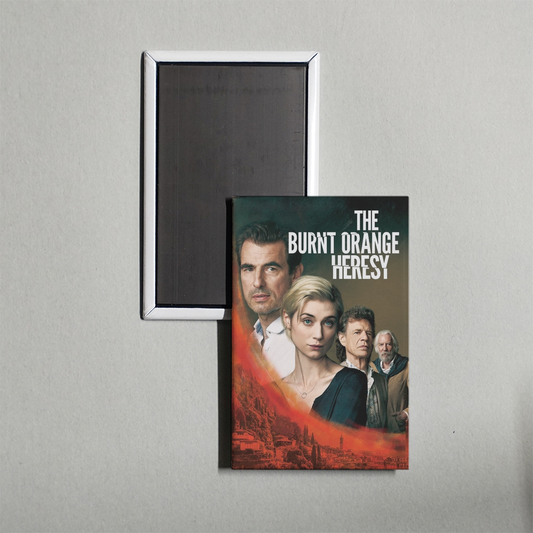 The Burnt Orange Heresy Mini Movie Fridge Magnet