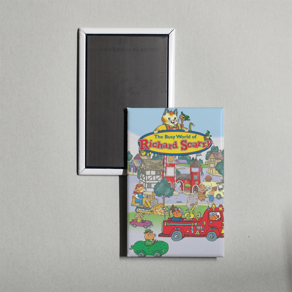 The Busy World of Richard Scarry TV Show Fridge Magnet