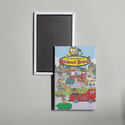 The Busy World of Richard Scarry TV Show Fridge Magnet