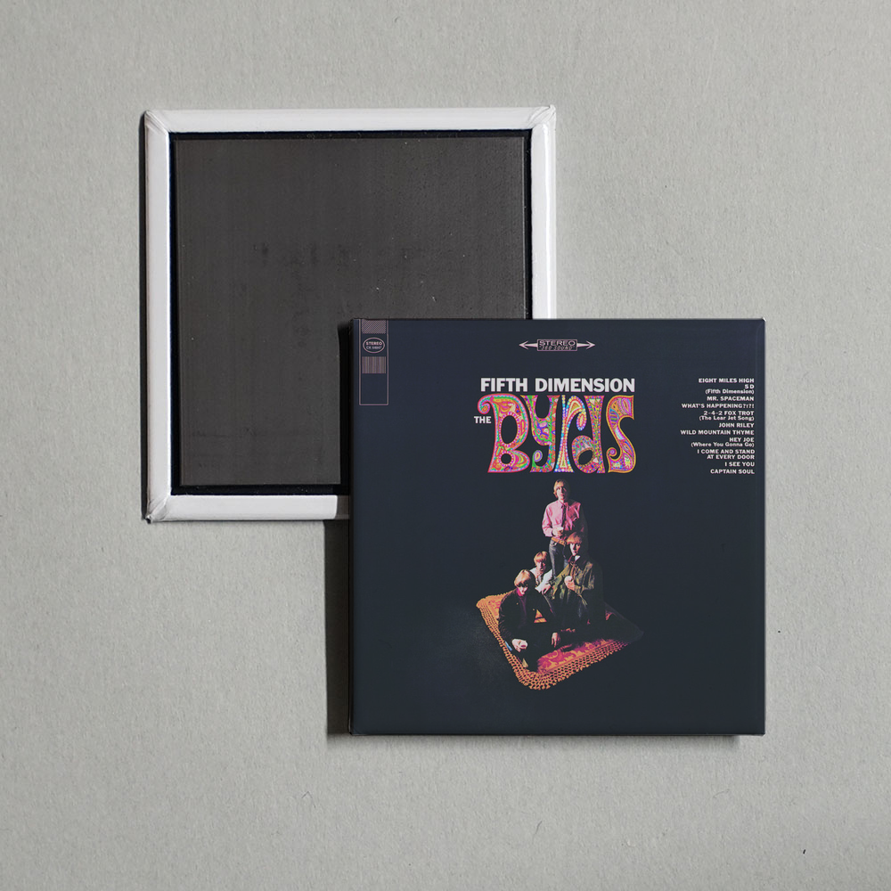 The Byrds - Fifth Dimension Album Cover Fridge Magnet