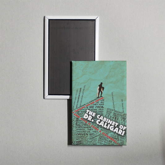 The Cabinet of Dr. Caligari Mini Movie Fridge Magnet