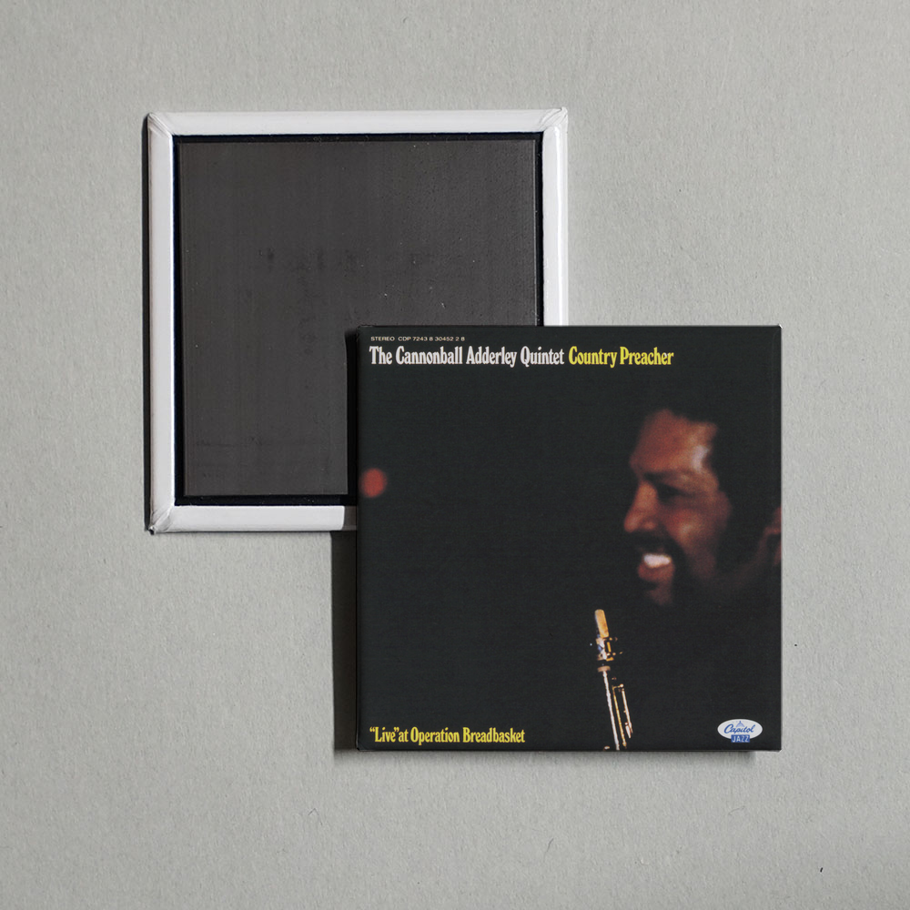 The Cannonball Adderley Quintet - Country Preacher Album Cover Fridge Magnet