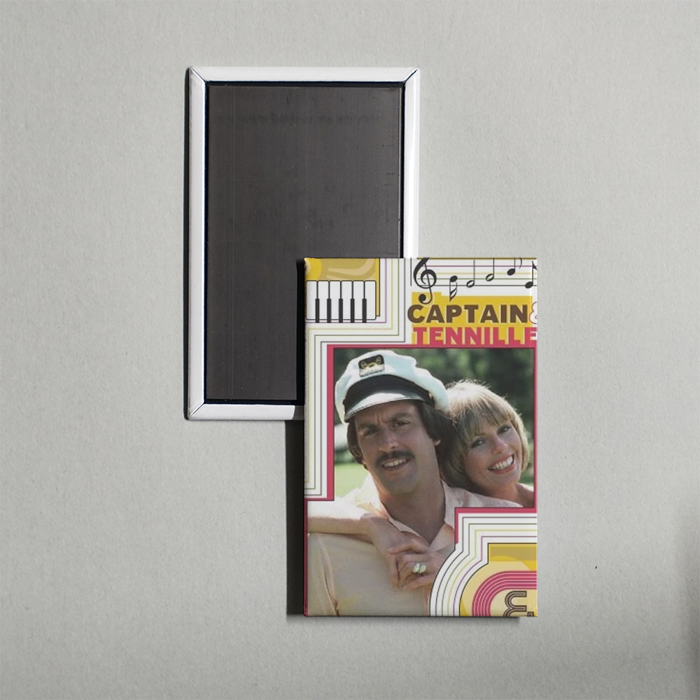 The Captain and Tennille TV Show Fridge Magnet