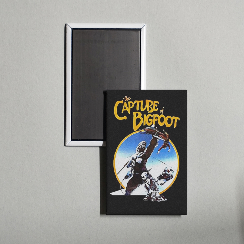 The Capture of Bigfoot Mini Movie Fridge Magnet