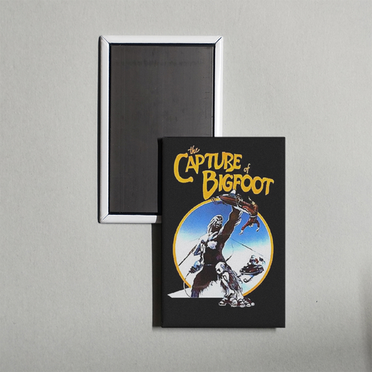 The Capture of Bigfoot Mini Movie Fridge Magnet