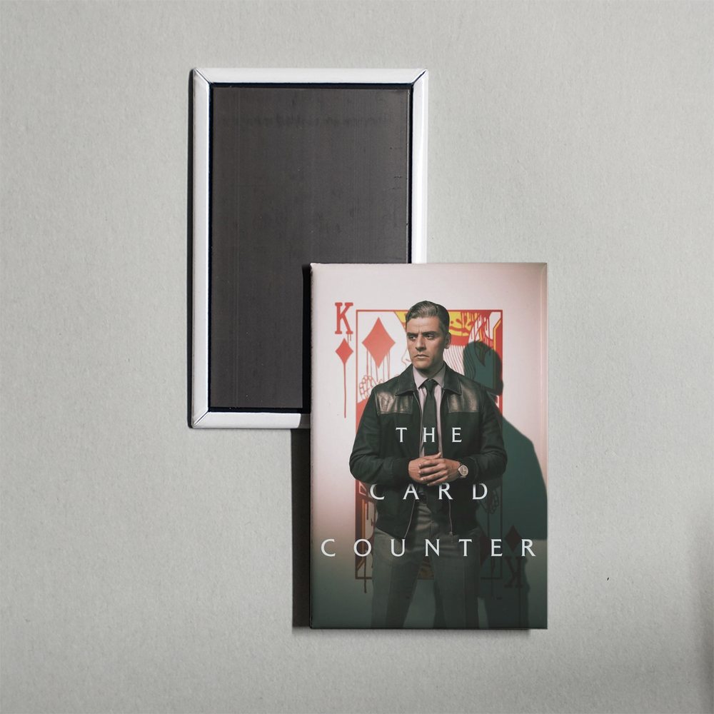 The Card Counter Mini Movie Fridge Magnet