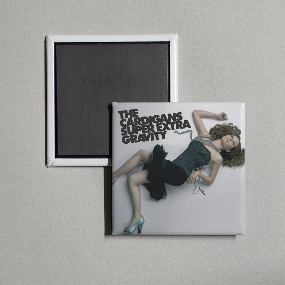 The Cardigans - Super Extra Gravity Album Cover Fridge Magnet