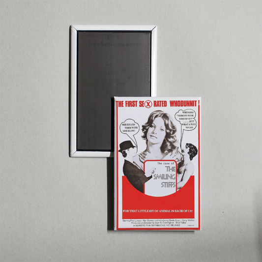 The Case of the Smiling Stiffs Mini Movie Fridge Magnet