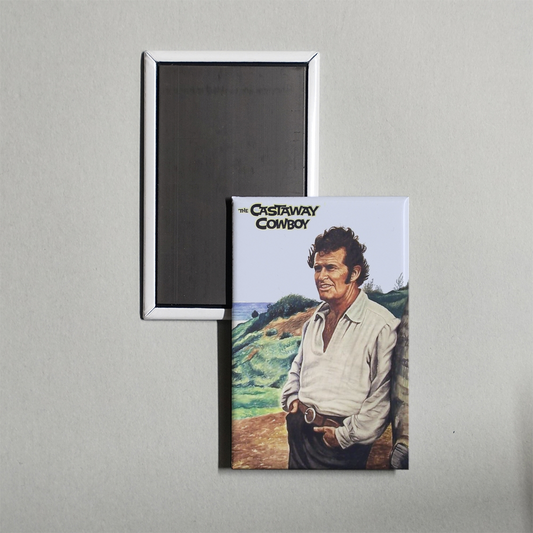 The Castaway Cowboy Mini Movie Fridge Magnet