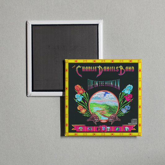 The Charlie Daniels Band - Fire On The Mountain Album Cover Fridge Magnet