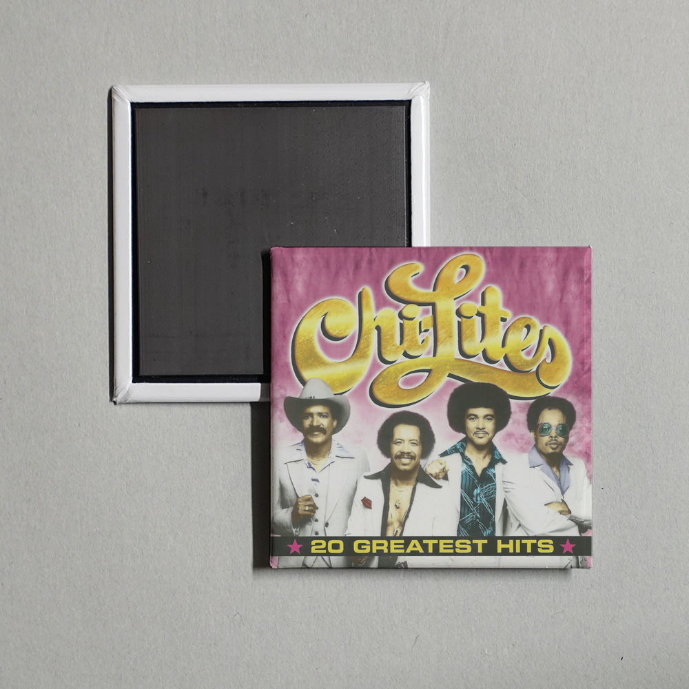 The Chi-Lites - 20 Greatest Hits Album Cover Fridge Magnet