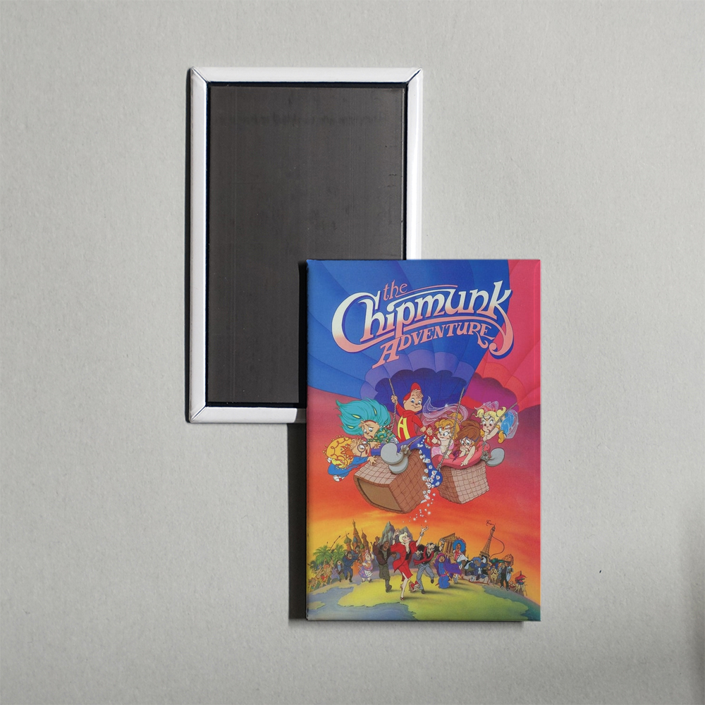 The Chipmunk Adventure Mini Movie Fridge Magnet
