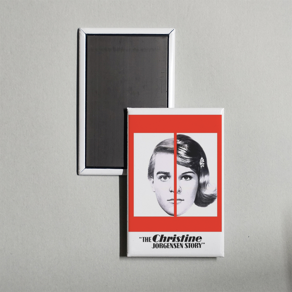 The Christine Jorgensen Story Mini Movie Fridge Magnet