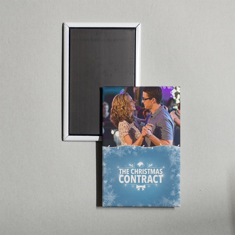 The Christmas Contract Mini Movie Fridge Magnet