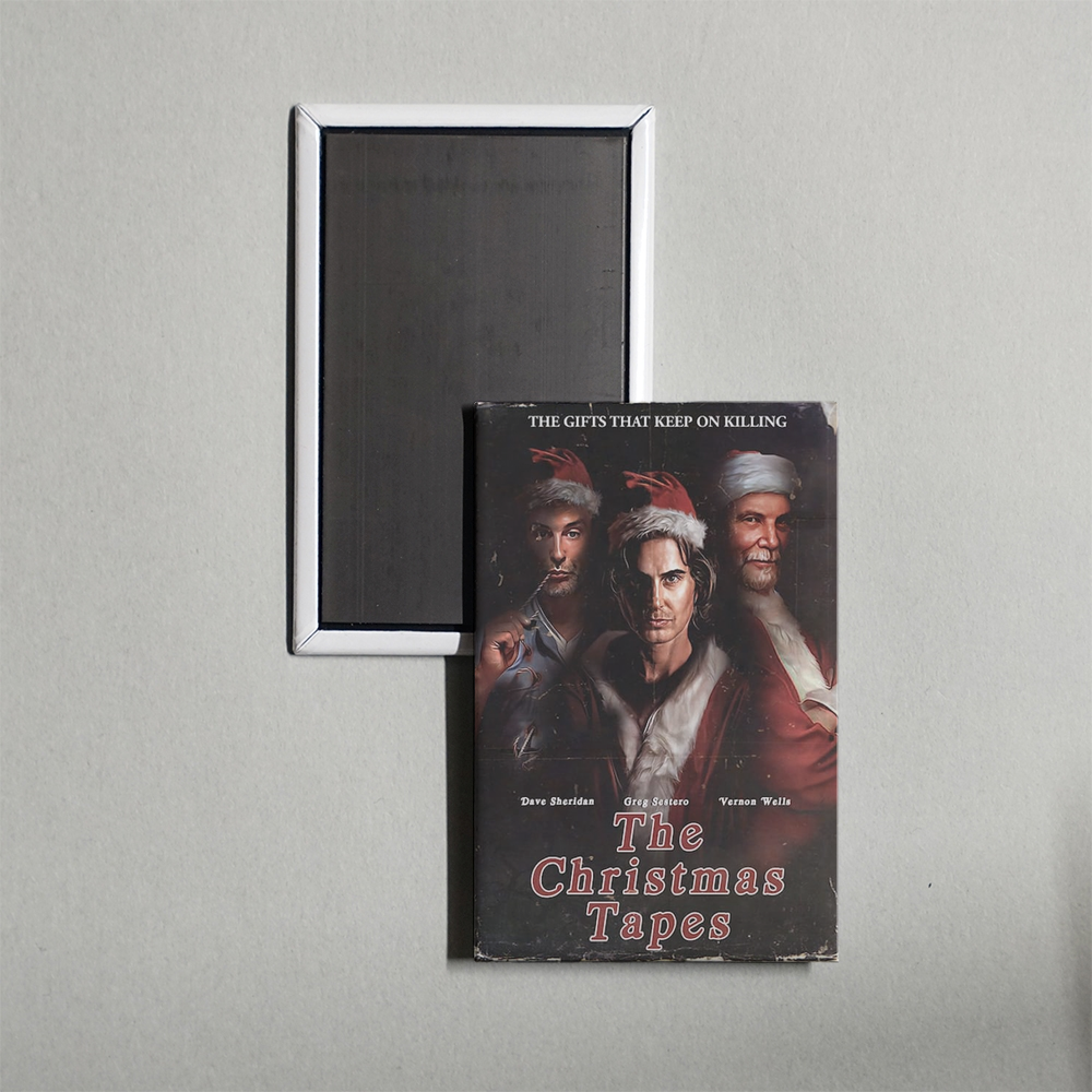 The Christmas Tapes Mini Movie Fridge Magnet
