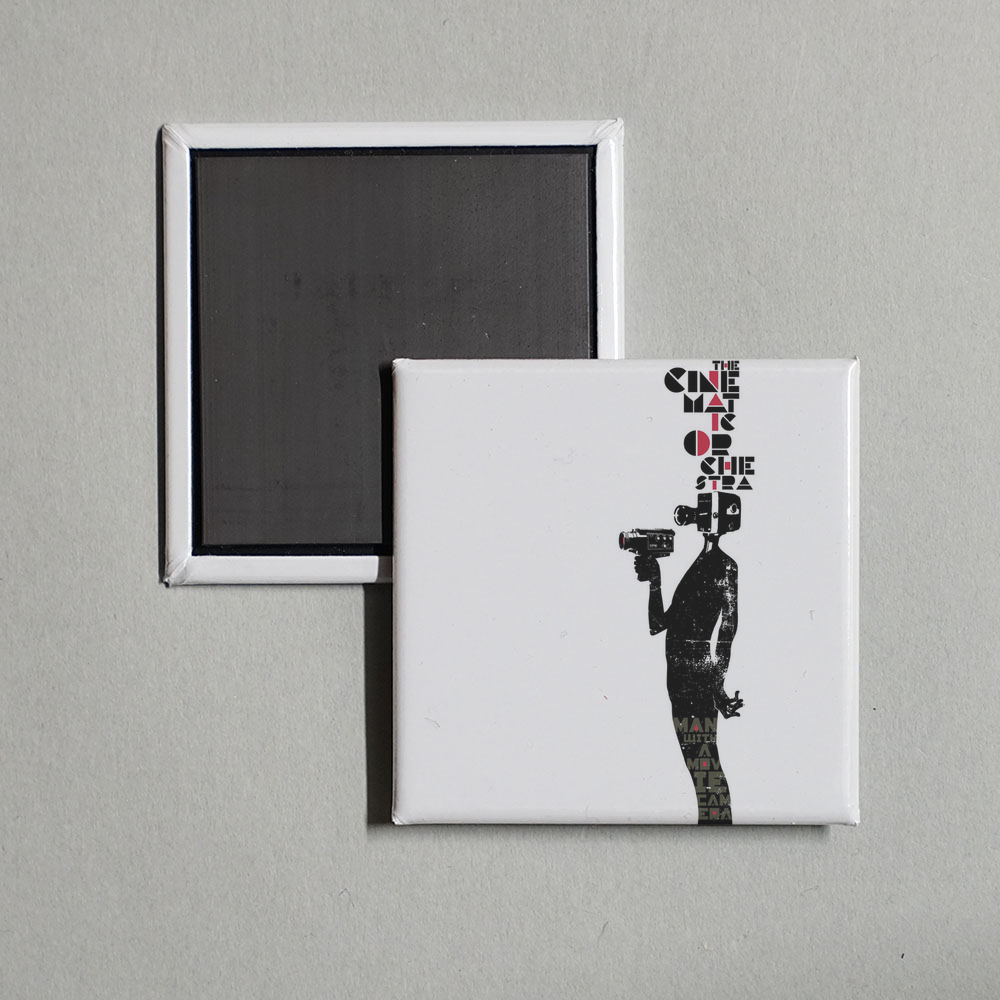 The Cinematic Orchestra - Man With A Movie Camera Album Cover Fridge Magnet
