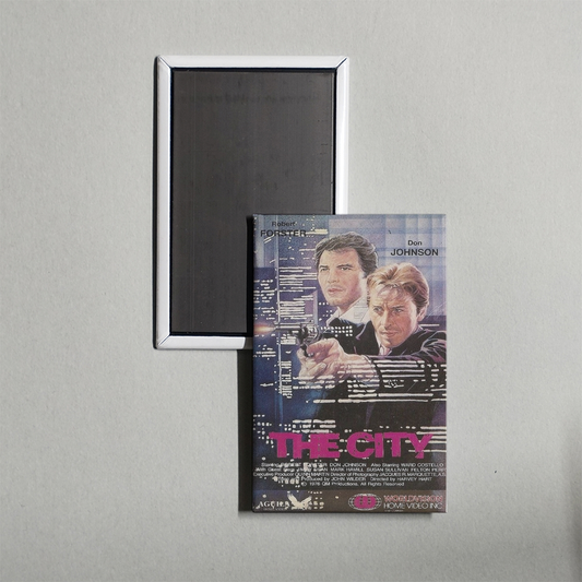 The City Mini Movie Fridge Magnet