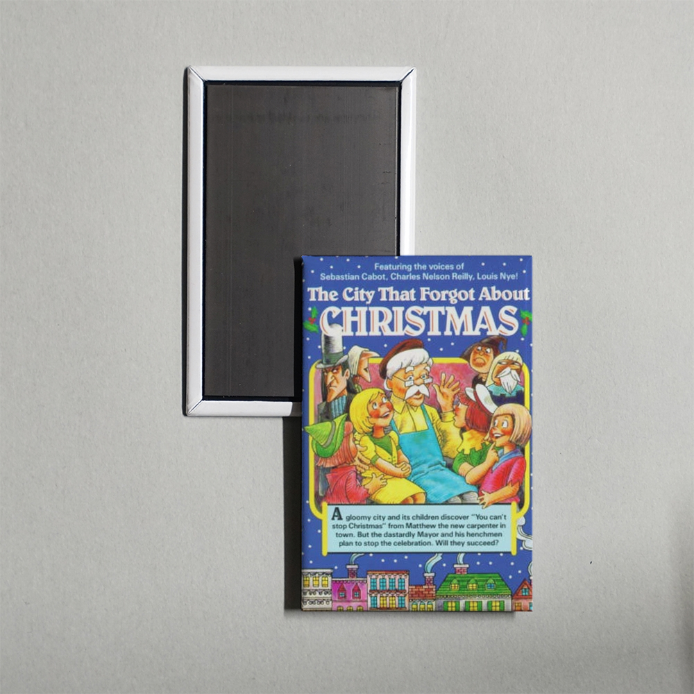 The City That Forgot About Christmas Mini Movie Fridge Magnet