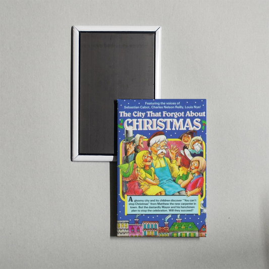 The City That Forgot About Christmas Mini Movie Fridge Magnet