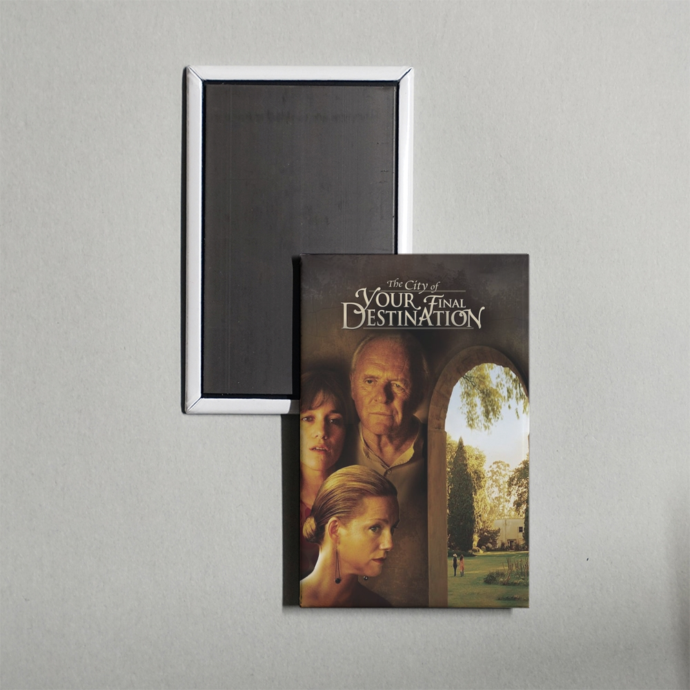 The City of Your Final Destination Mini Movie Fridge Magnet