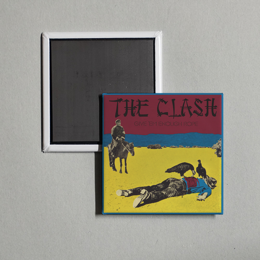 The Clash - Give 'Em Enough Rope (Remastered) Album Cover Fridge Magnet