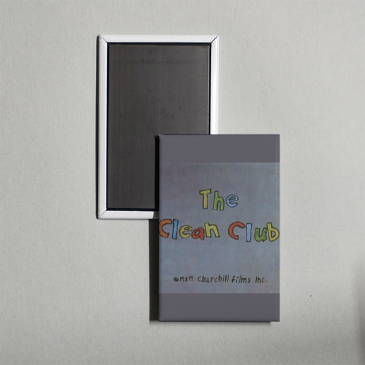 The Clean Club Mini Movie Fridge Magnet