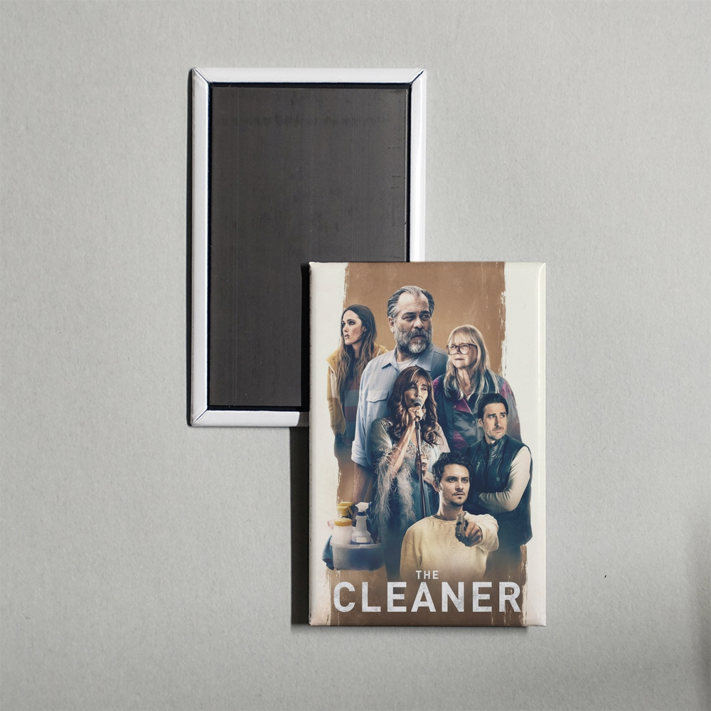 The Cleaner Mini Movie Fridge Magnet