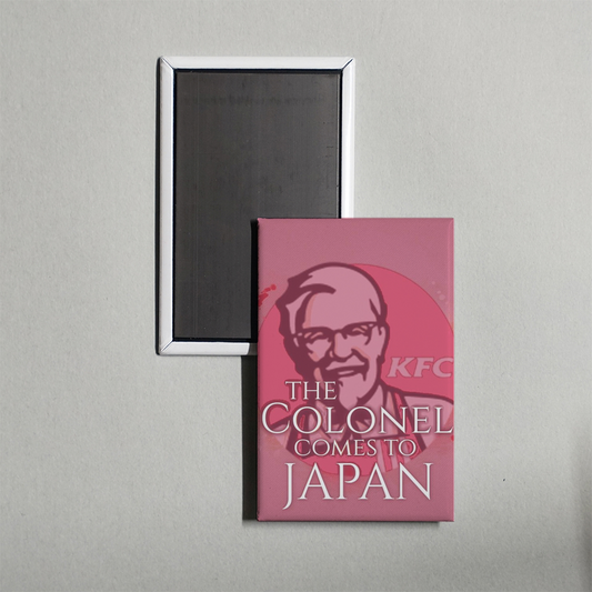 The Colonel Comes to Japan Mini Movie Fridge Magnet