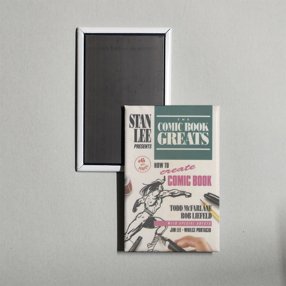 The Comic Book Greats How to Create a Comic Book Mini Movie Fridge Magnet