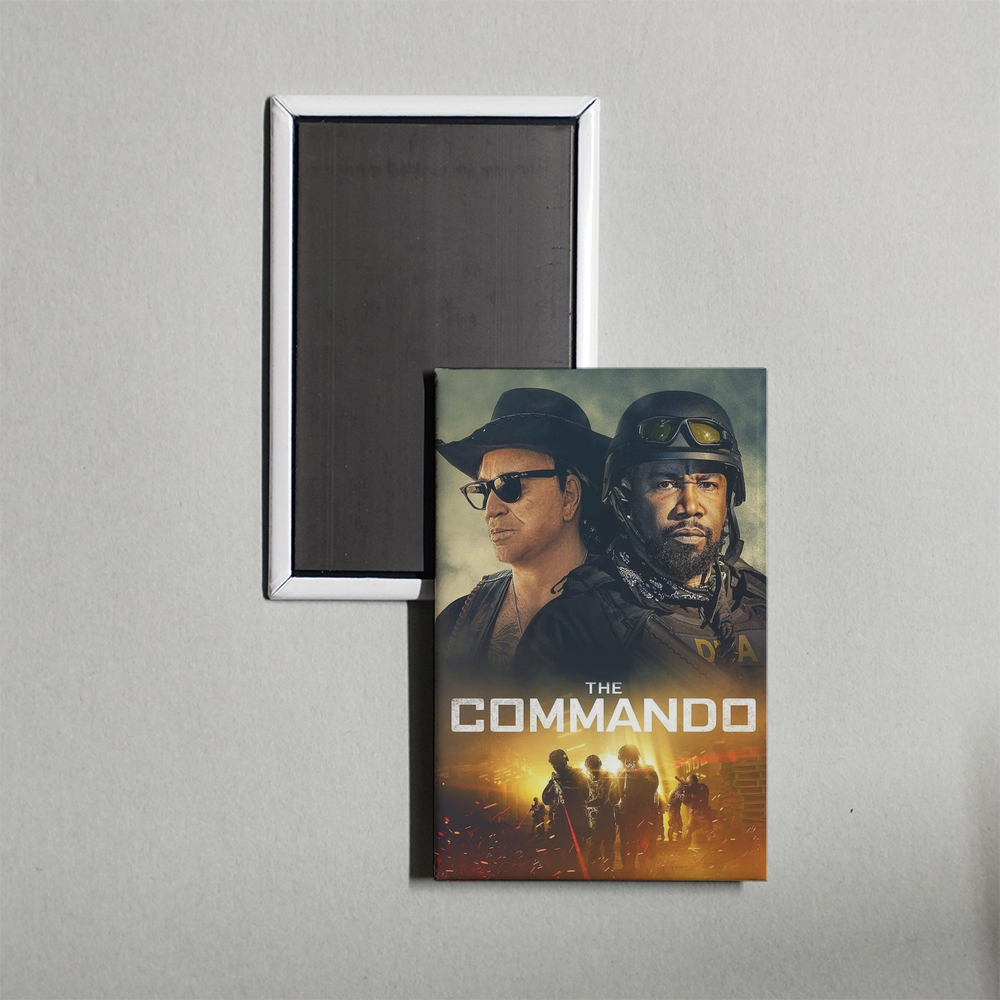 The Commando Mini Movie Fridge Magnet