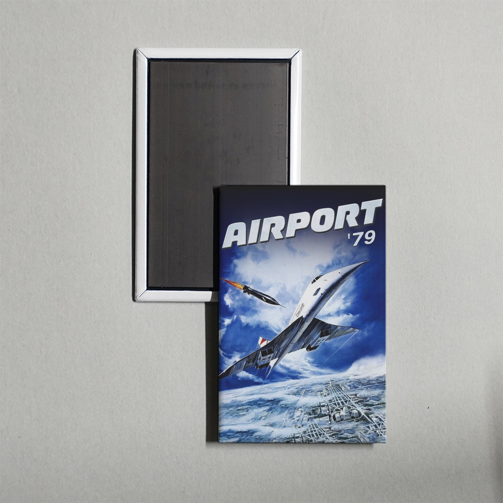 The Concorde... Airport '79 Mini Movie Fridge Magnet