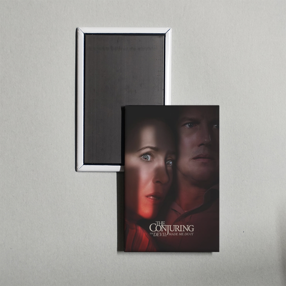 The Conjuring The Devil Made Me Do It Mini Movie Fridge Magnet