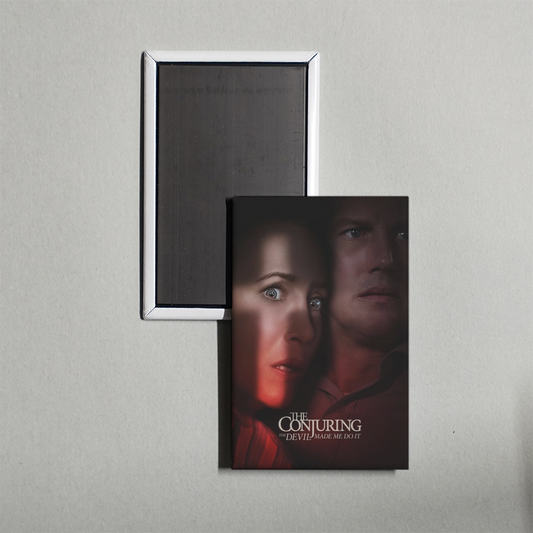 The Conjuring The Devil Made Me Do It Mini Movie Fridge Magnet